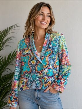 Sandy Starkman Embroidered Jacket / Blazer